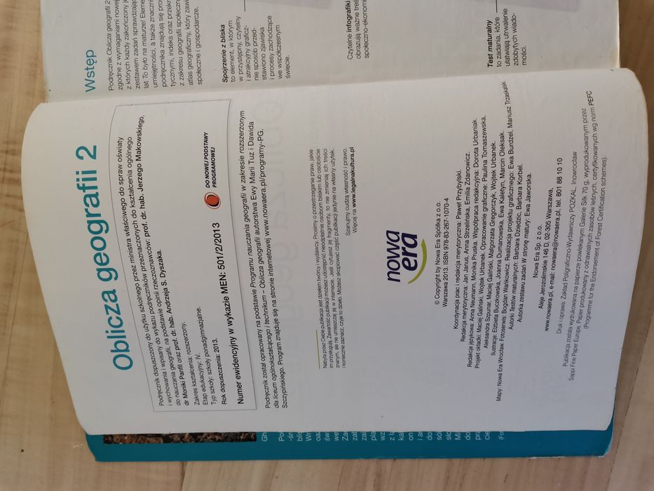 Podręcznik "Oblicza geografii 2"