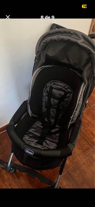 Trio Chico com mala, 2 isofix e adaptadores