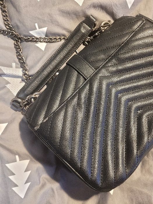 Torebka na ramie, czarna ,,ysl"