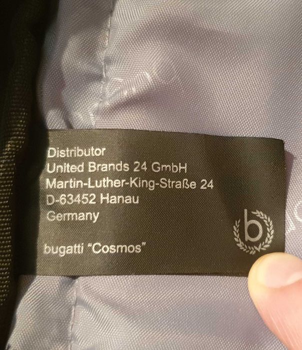 Oryginalny plecak Bugatti