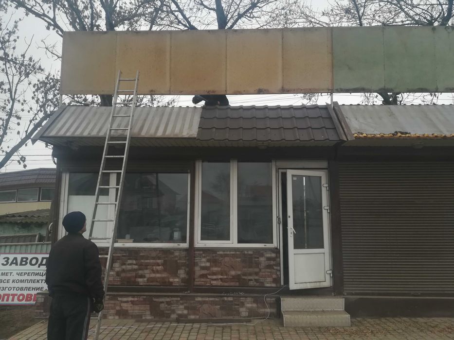 Дах Фасад фасадні роботи Установка крыш Кровельные работы строители