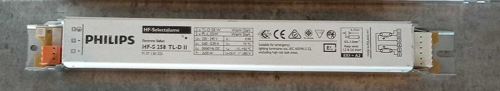 zasilacz elektroniczny, statecznik Philips