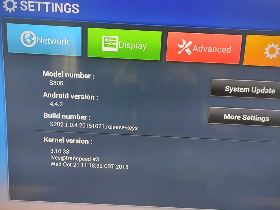 Приставка тв.mini pc/tv dongle s 805 mali450