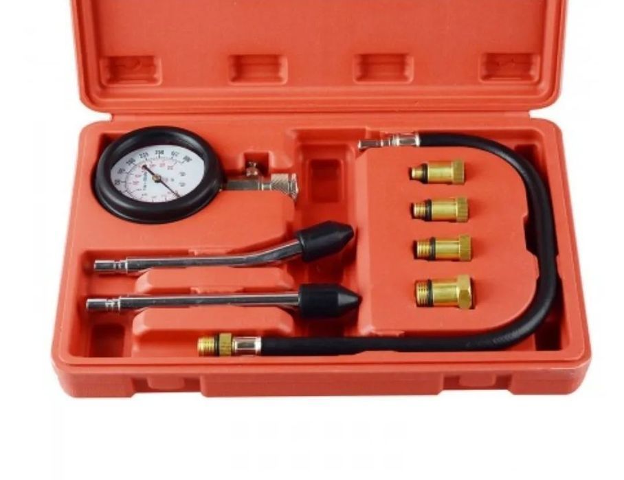 Kit Teste Compressão Cilindros Universal Gasolina - 8 peças
