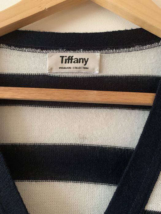 Casaco de malha de riscas Tiffany