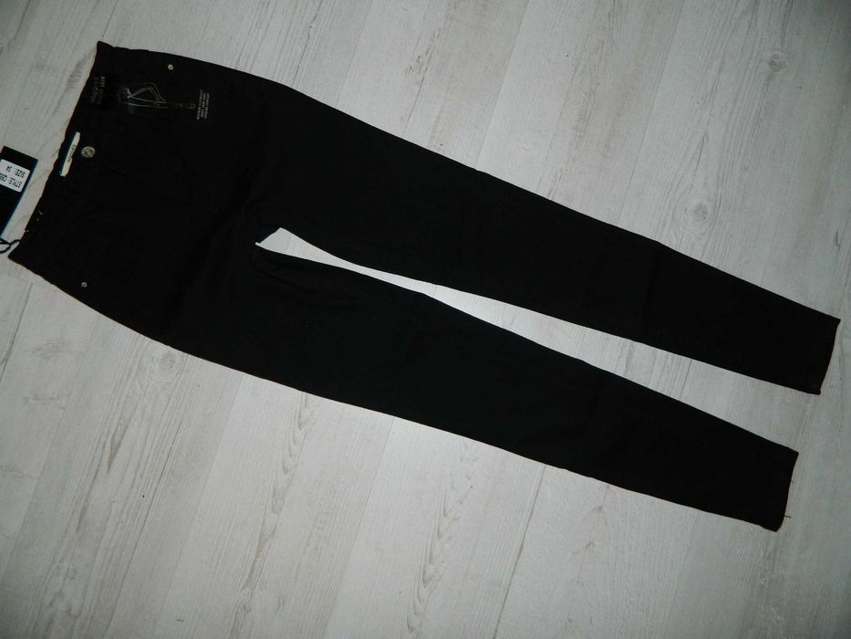 Goodies jeans czarne spodnie rurki roz 34