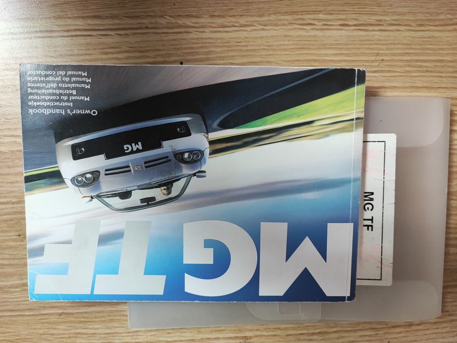 Manual de instruções para MGF e TF