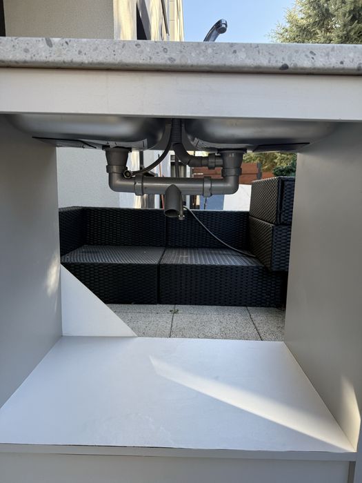 Zlew zlewozmywak dwukomorowy do domu, na ogrod, budowe