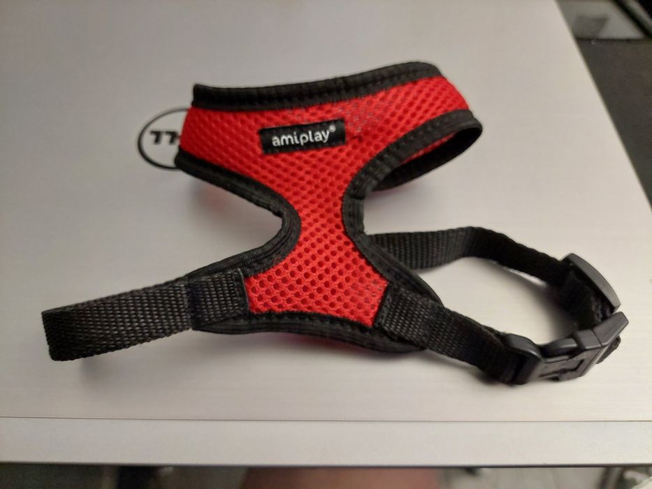 Szelki dla małego pieska,  kotka plus kamizelka odblaskowa