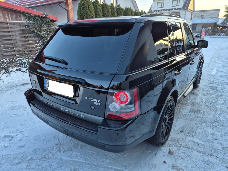 Range Rover Sport 4x4 Automat Reduktor BiXenon Alu19` Czarny Zdrowy **