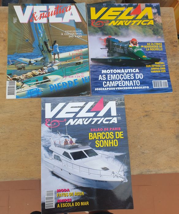 Revistas antigas Mundo Nautico e Vela Náutica