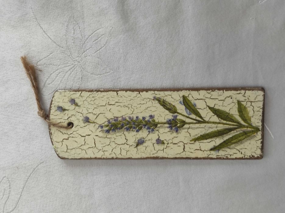 Zakładka  drewniana do książki