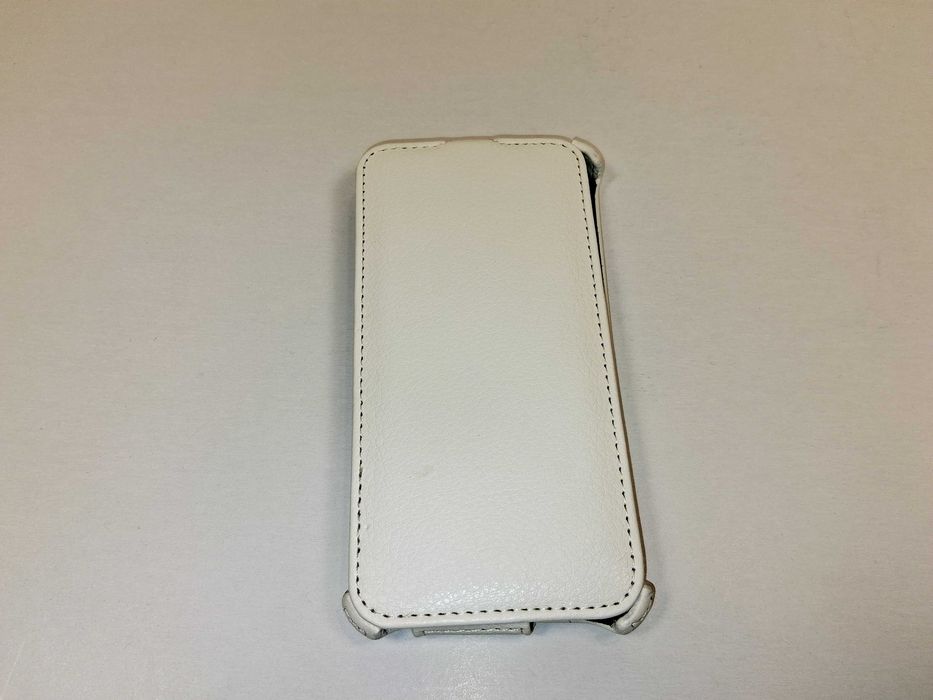 Z120 Skórzane Etui StilGut Do HTC One M7 White Nowe Premium