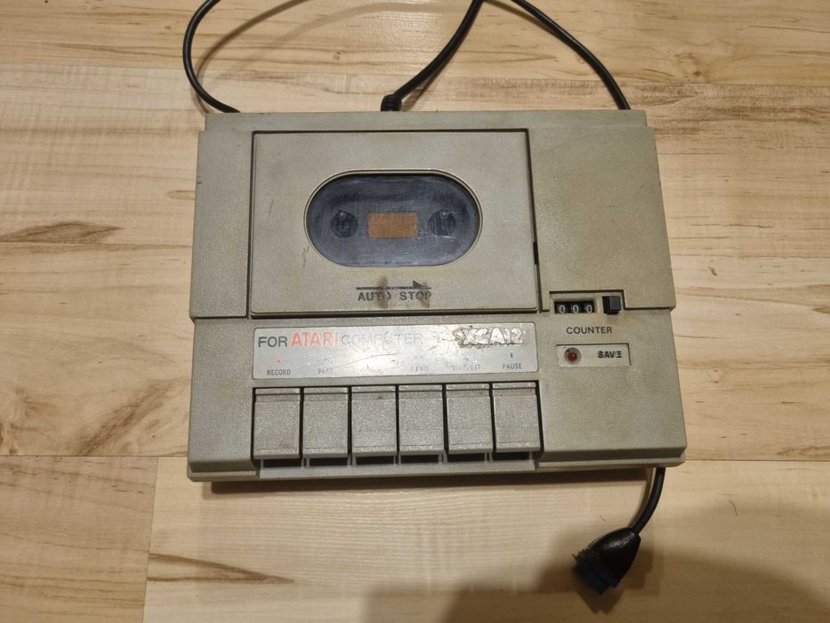 Magnetofon XCA12 do Atari - wyprzedaż garażowa - retro
