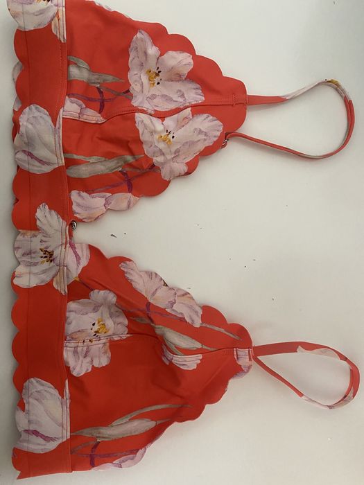 Parte cima bikini floral
