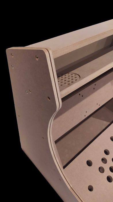 Bartop Arcade do złożenia 22" MDF 16mm automat retro MAME diy obudowa
