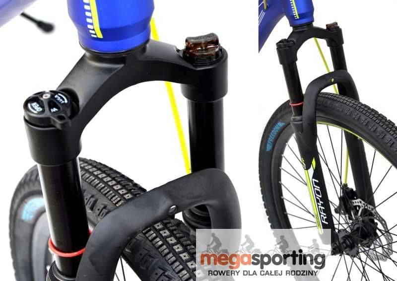 Rower górski mtb koła 27,5 cali alu hamulce tarczowe + blokada skoku