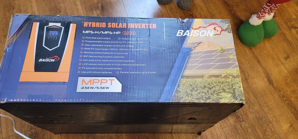 Инвертор гибридный 24 вольта 3.5 кВт 80А заряд