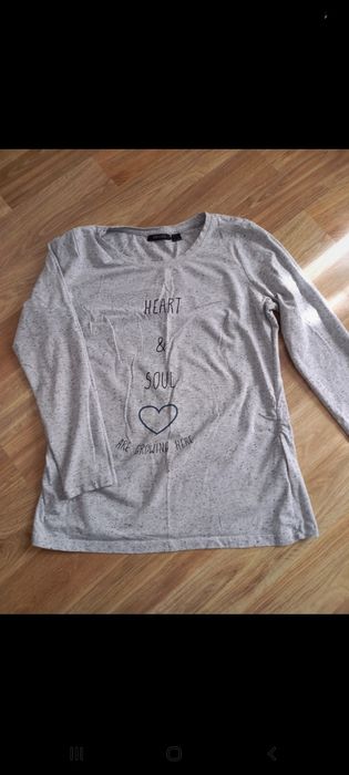 Komplet zestaw Spodnie ciążowe Esmara + Tshirt ciążowy koszulka
