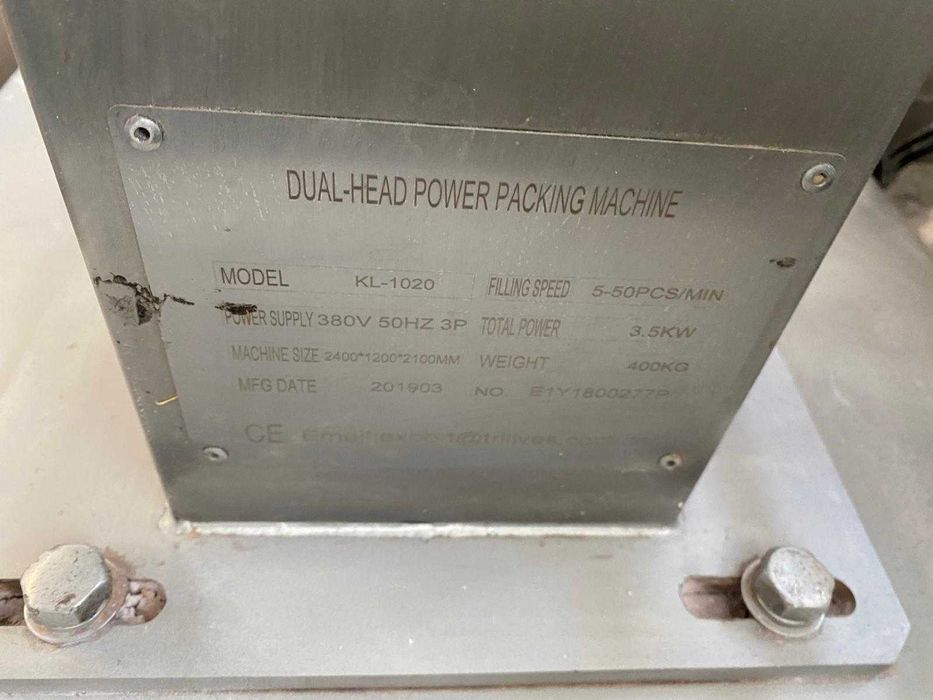Dozownik podwójny – Dual-Head Power Packing Machine KL-1020