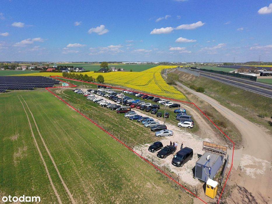 Parking, plac przy S11 k. Poznania monitoring oświetlenie 7000m2