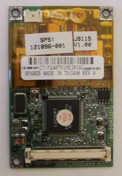 Modem 1456VQL10H(INT) do Armada M700 Compaq