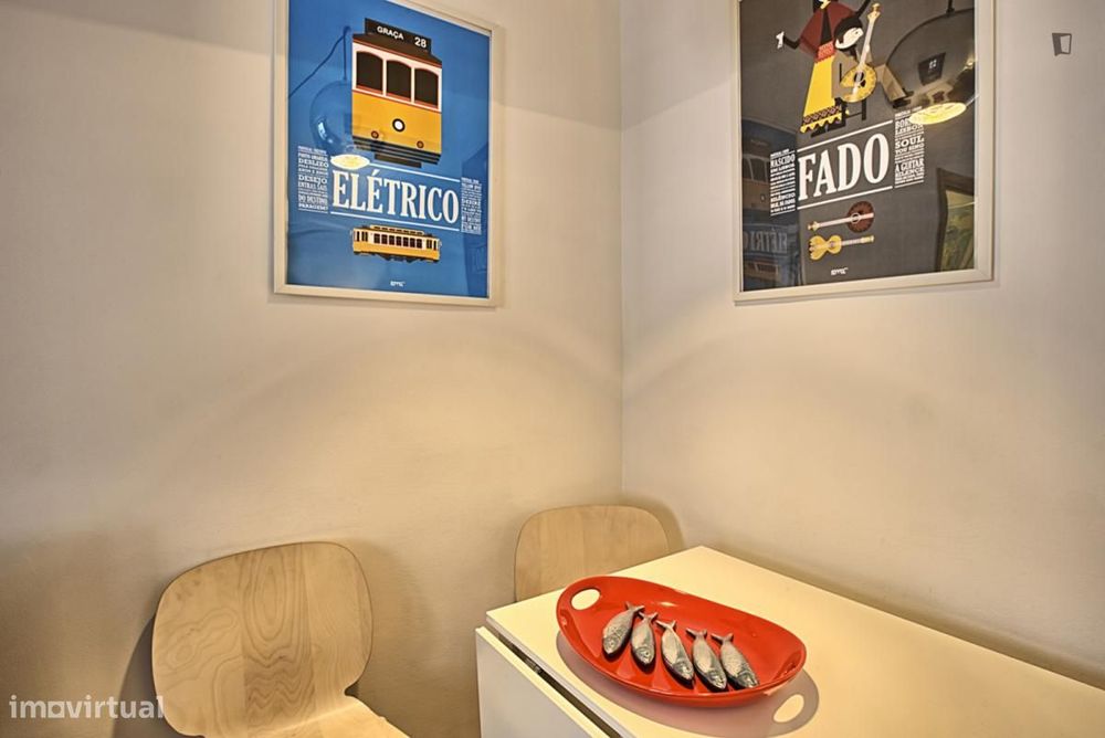 Apartamento com 1 quartos - localizado em Martim Moniz Lisbon