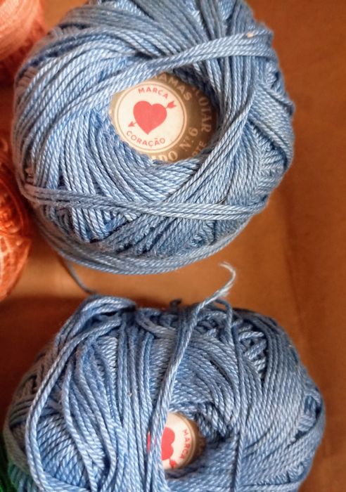 Tudo 25€.Linha para crochê, Âncora, Coração, Coroa,etc...
