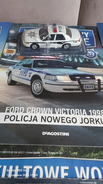FORD CROWN VICTORIA 1998 1:43 DeAgostini Kultowe Wozy Policyjne NOWY