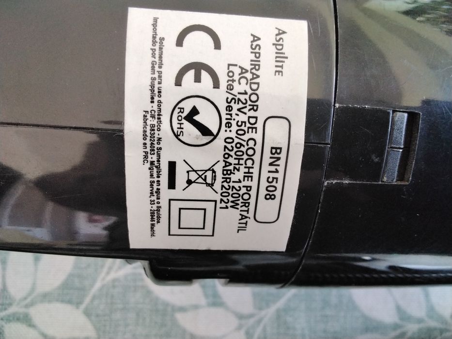 Aspirador para carro