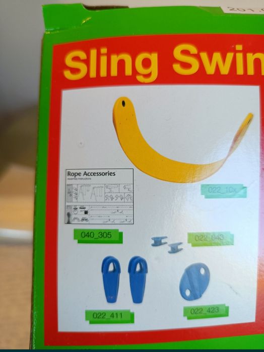 Siedzisko do huśtawki zamki linowe 50 kg