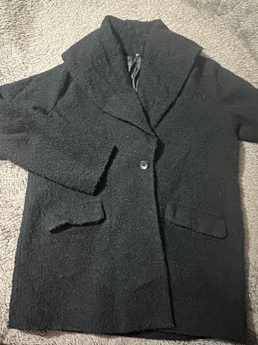 Casaco Preto com gola original