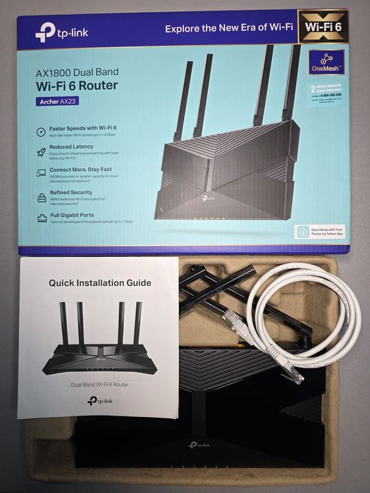 TP-Link Archer AX23 (AX1800) — Wi-Fi 6 дводіапазонний роутер