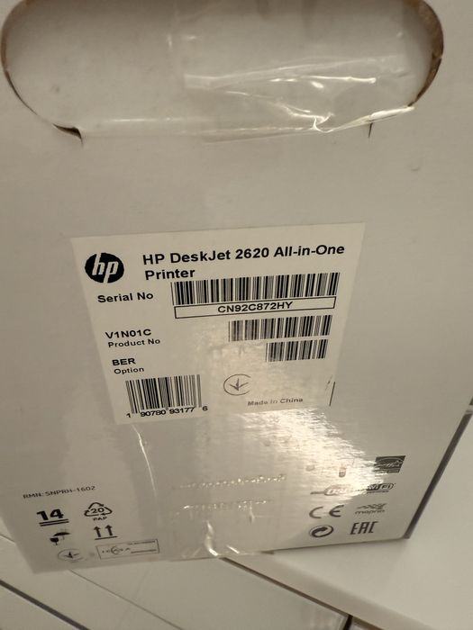 кольоровий принтер-копір-сканер DeskJet 2620 with Wi-Fi прінтер(б/у)