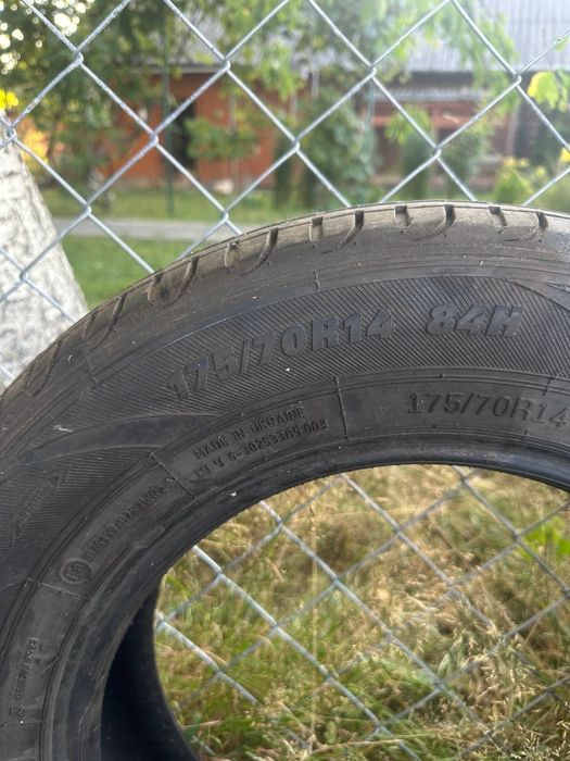 Шини дешево 175/70 R14 Solazo 4шт літо 2022рік дешево