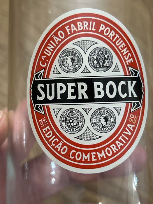 Copo cerveja Super Bock edição comemorativa 90 anos