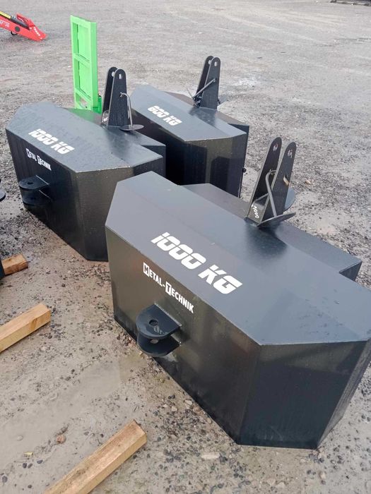 Balast Obciążnik Metal Technik 200 - 1500 kg na TUZ kat 2/3 Dostawa