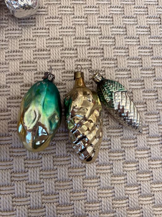 Скляні ялинкові прикраси. СССР