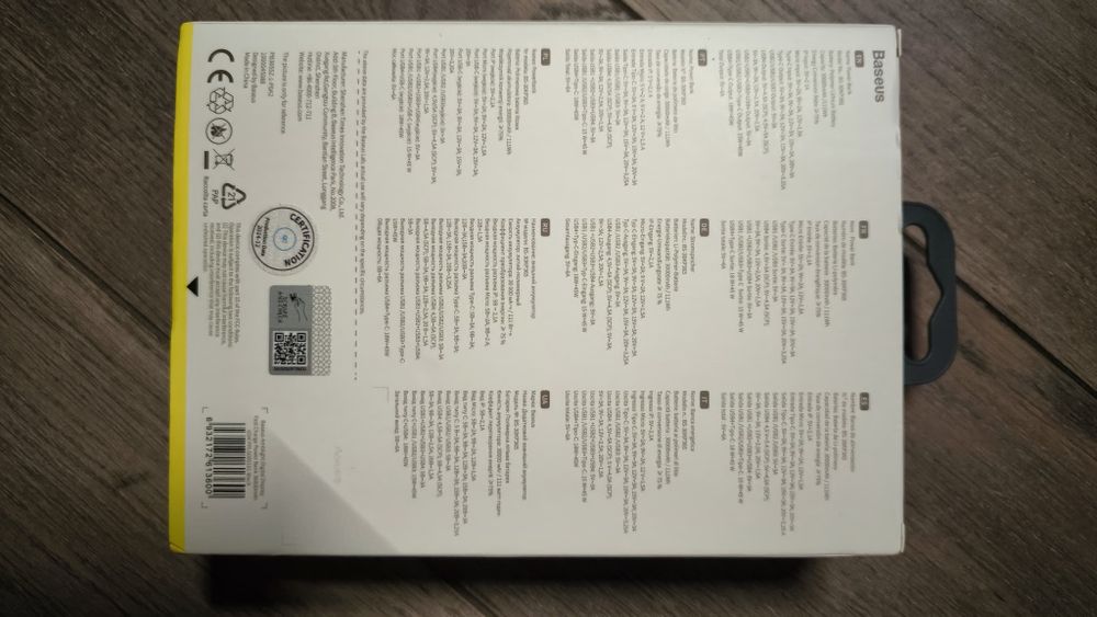 Павербанк Powerbank Baseus Amblight 30000mAh 65W