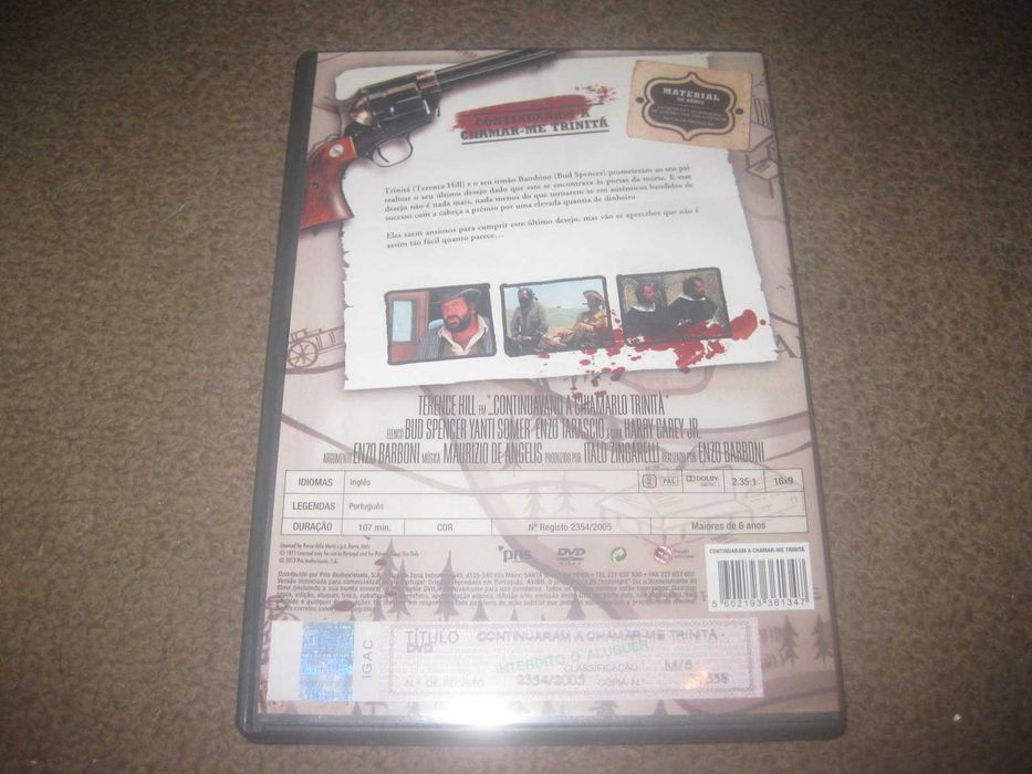 DVD "Continuaram a Chamar-me Trinitá" com Terence Hill