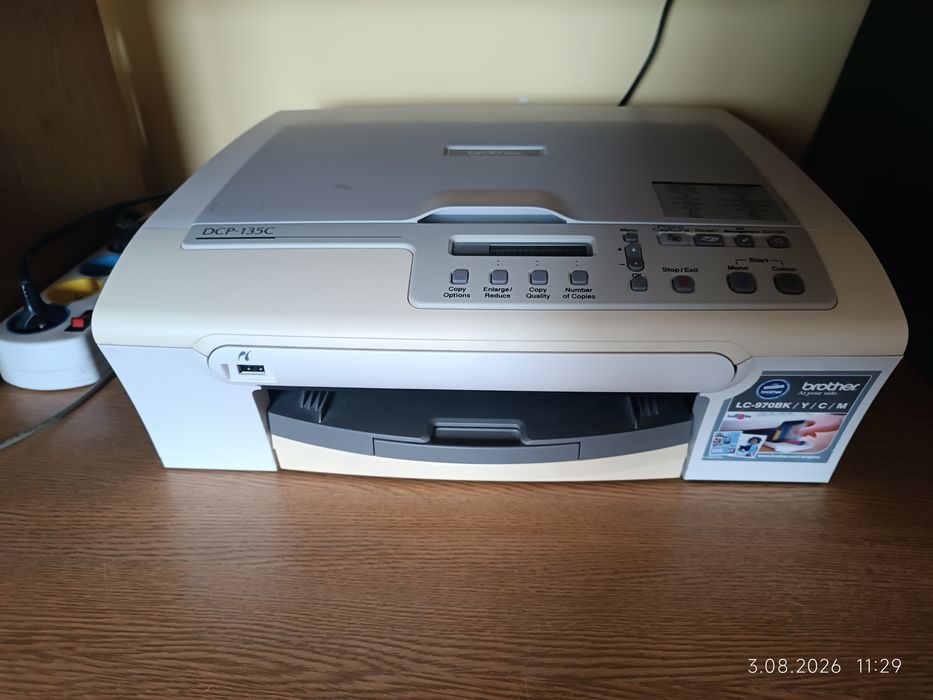 Brother DCP-135C + 3 Nowe Tusze Actis