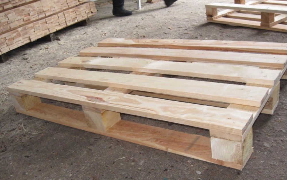 Paleta 120x80 Klocek 10x10x8 Deska 2,2 gęsto bita