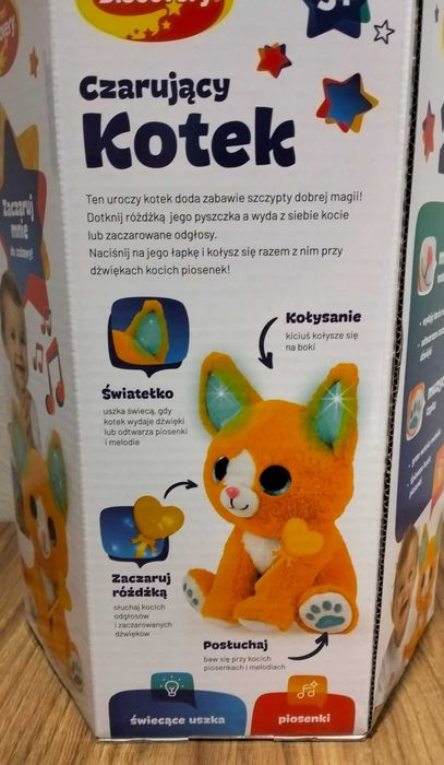 Dumel Discovery Czarujący interaktywny rudy kotek