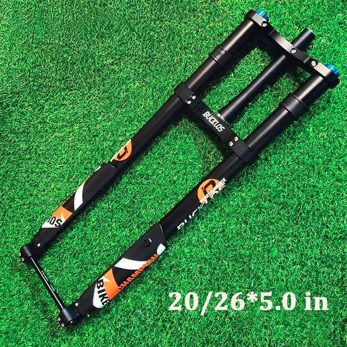 Перевернутая двухкоронная велосипедная вилка