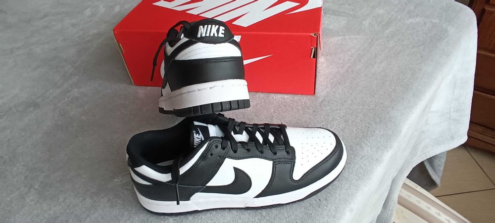 ( r. Eur 38 -24 cm.) Nike Dunk Low White Black Dunk Panda DD1503, 101
