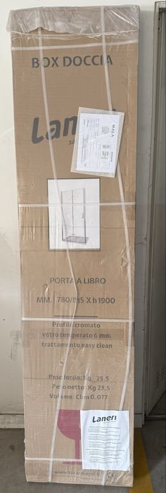 Porta de chuveiro NOVA com abertura dobrável, marca NALA