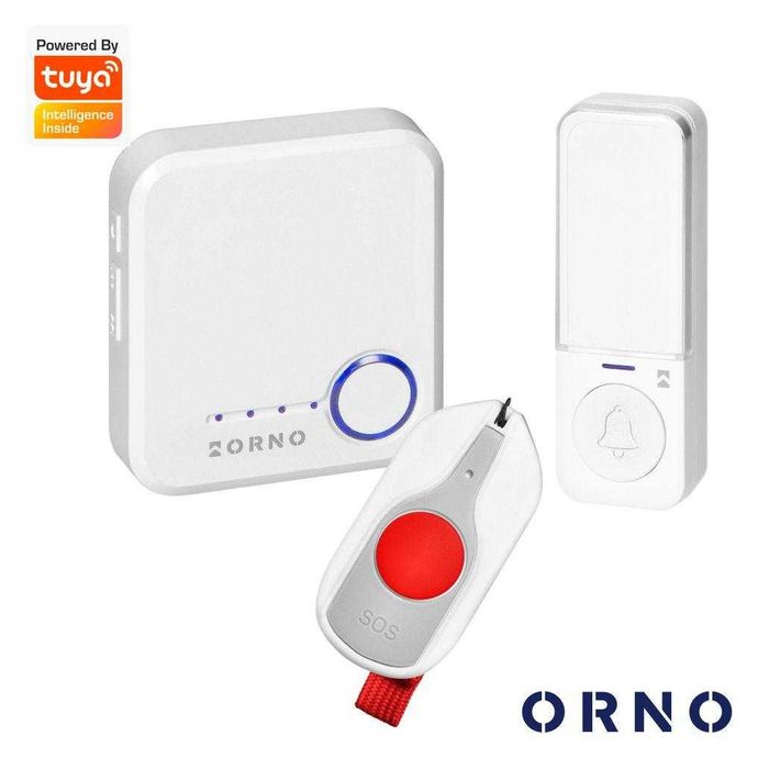 Campainha S/ Fios C/ 1 Receptor 230Vac IP44 200m WIFI TUYA