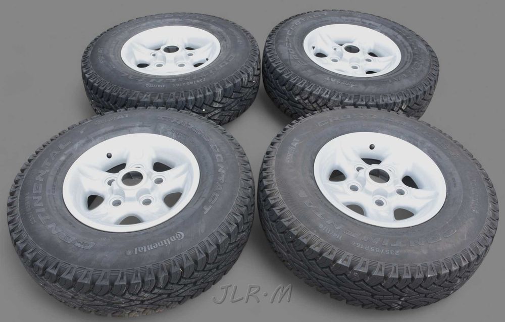 4x Felgi Land rover ANR 3631 Ring  4x Opony Continental CrossContact