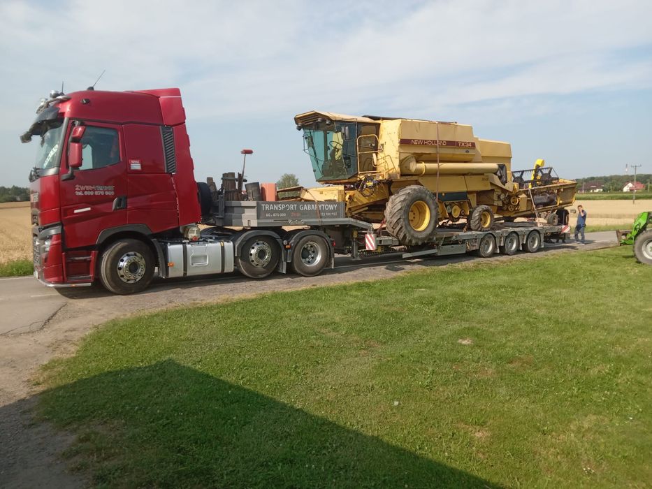 Transport ponadgabarytowy, maszyn roliniczych, sprzetow budowlanych