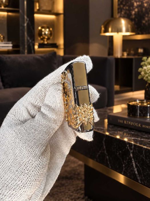 Бензинова запальничка Golden Dragon Claw в стилі Zippo з 3D елементами нова в коробці